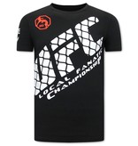 Local Fanatic T Shirt Med Tryck  UFC - Svart