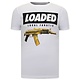 T Shirt Med Tryck Loaded Gun  - Vit
