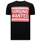 T Shirt Med Tryck Virgins Wanted - Svart