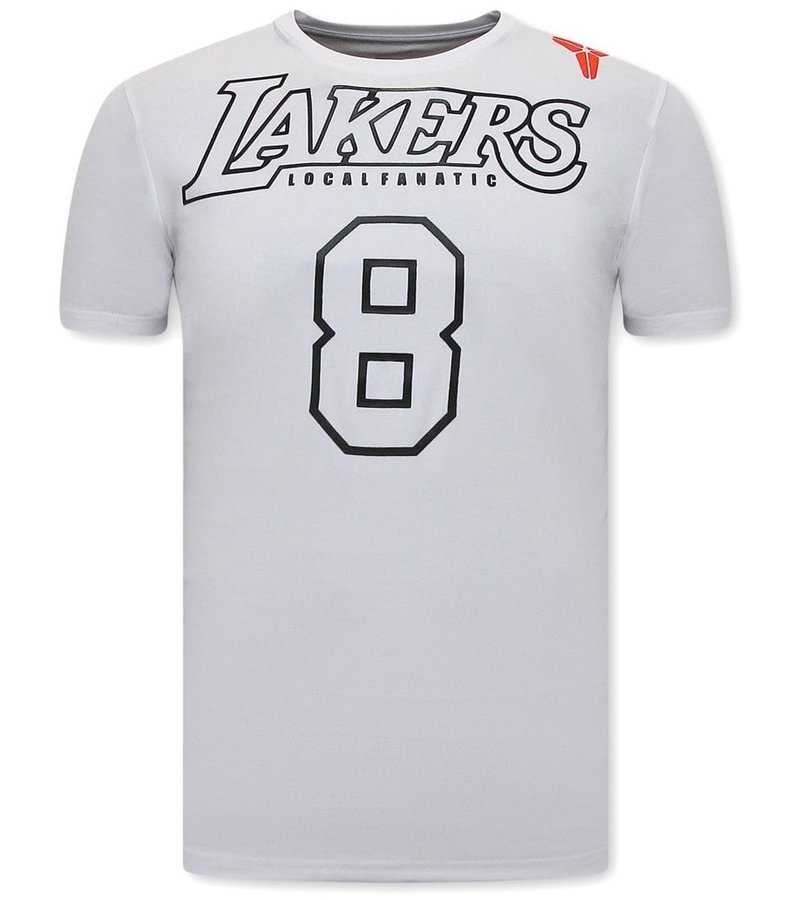 Local Fanatic Lakers 8 Herr T Shirt  -  VIT