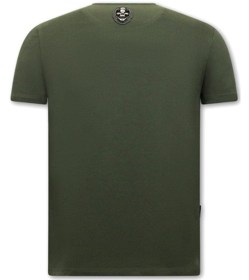Local Fanatic Thug Life Herr T Shirt - Grön