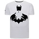 T shirt Herr Batman Print - Vit