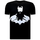 T shirt Herr Batman Print - Svart
