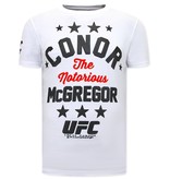 Local Fanatic The Notorious Mcgregor Herr T-Shirt - Vit