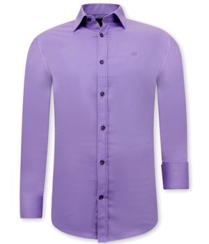 Gentile Bellini Herrskjorta Slim Fit - 3073 - Violett