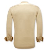 Gentile Bellini Klassiska Skjortor - 3070 - Beige