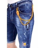 Local Fanatic Snygga Jeansshorts Herr - 1016 - Bla