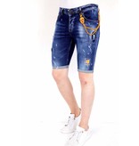 Local Fanatic Snygga Jeansshorts Herr - 1016 - Bla