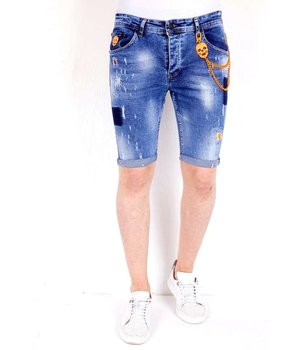 Local Fanatic Shorts Stretch Herr - 1014 - Bla