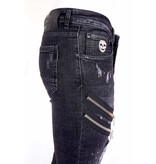 Local Fanatic Jeans Modeller Herr - 1007- Svart
