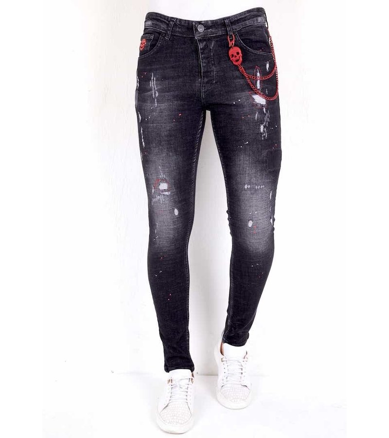 Local Fanatic Slim Jeans Kille - 1012 - Svart