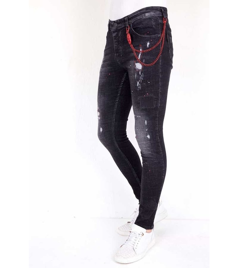 Local Fanatic Slim Jeans Kille - 1012 - Svart