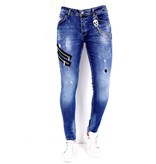 Local Fanatic Slimmade Jeans Herr - 1002 - Bla