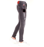 Local Fanatic Trendiga Jeans Herr - 1032 - Gra