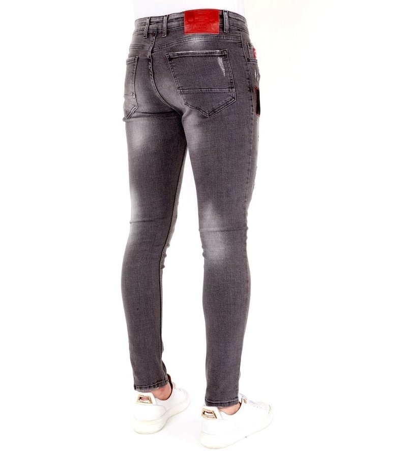 Local Fanatic Trendiga Jeans Herr - 1032 - Gra