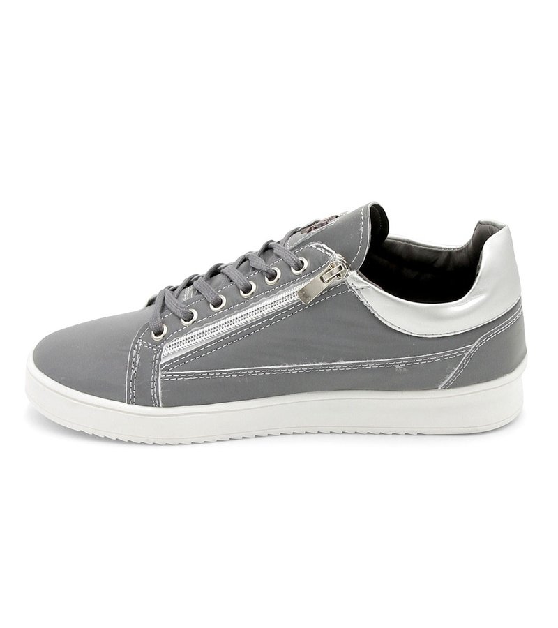 Cash Money Sneakers Skor Herr Reflect Grey White - CMS97 - Grå