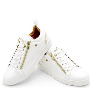 Cash Money Män Sneakers Cesar Full  White - CMS97 - Vit