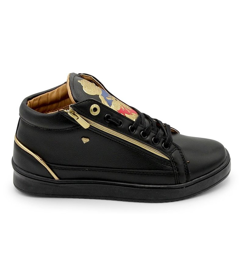 Cash Money Sneakers Herr Prince Full Black - CMS98 - Svart