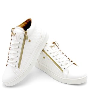 Cash Money Sneakers Herr Jailor Full White - CMS98 - Vit