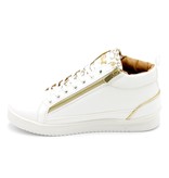 Cash Money Sneakers Herr Majesty White Gold - CMS98 - Vit