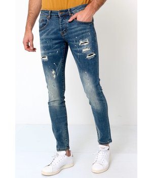 True Rise Jeans Köpa Online - D-3092 - Bla