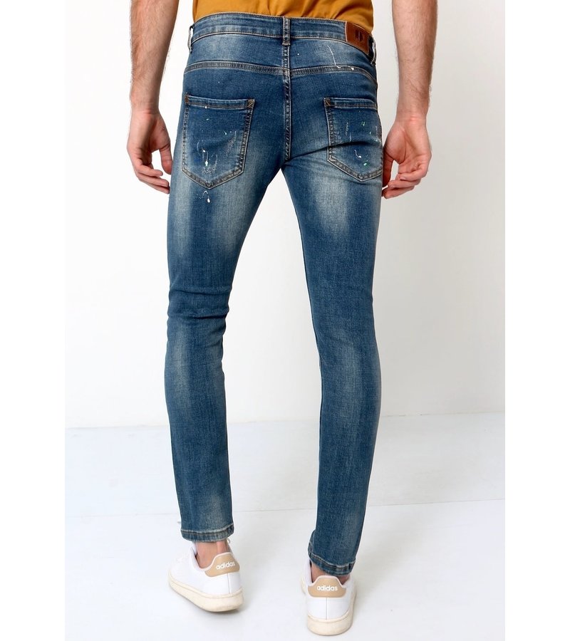 True Rise Jeans Köpa Online - D-3092 - Bla