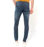 True Rise Billiga Jeans Män - D-3059 - Bla