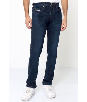 True Rise Billiga Jeans Online Herr - A-11044 - Bla