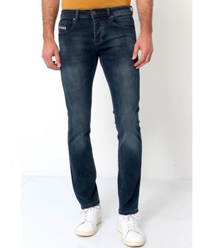 True Rise Jeans Byxor Herr - A-11049 - Bla