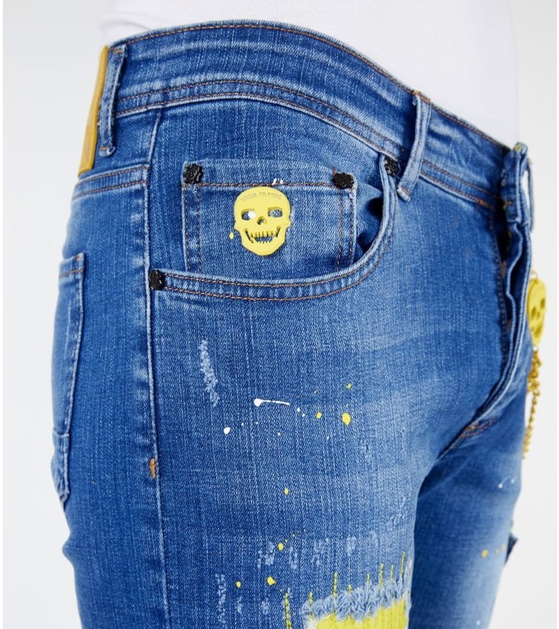 Local Fanatic Snygga Jeansshorts Herr - 1046 - Bla