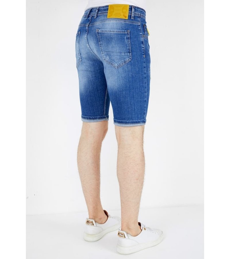 Local Fanatic Snygga Jeansshorts Herr - 1046 - Bla