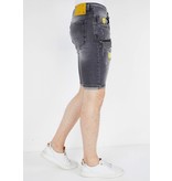 Local Fanatic Korta Jeansshorts Herr - 1053 - Gra