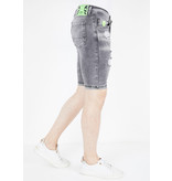 Local Fanatic Herr Jeansshorts - 1047 - Gra