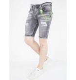 Local Fanatic Herr Jeansshorts - 1047 - Gra