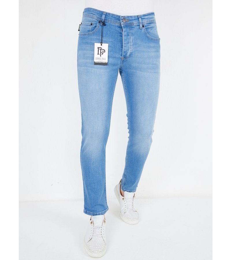 True Rise Trendiga jeans Herr - A53.B - Bla