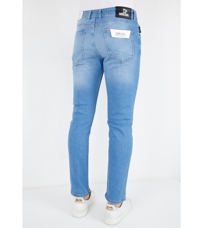 True Rise Trendiga jeans Herr - A53.B - Bla