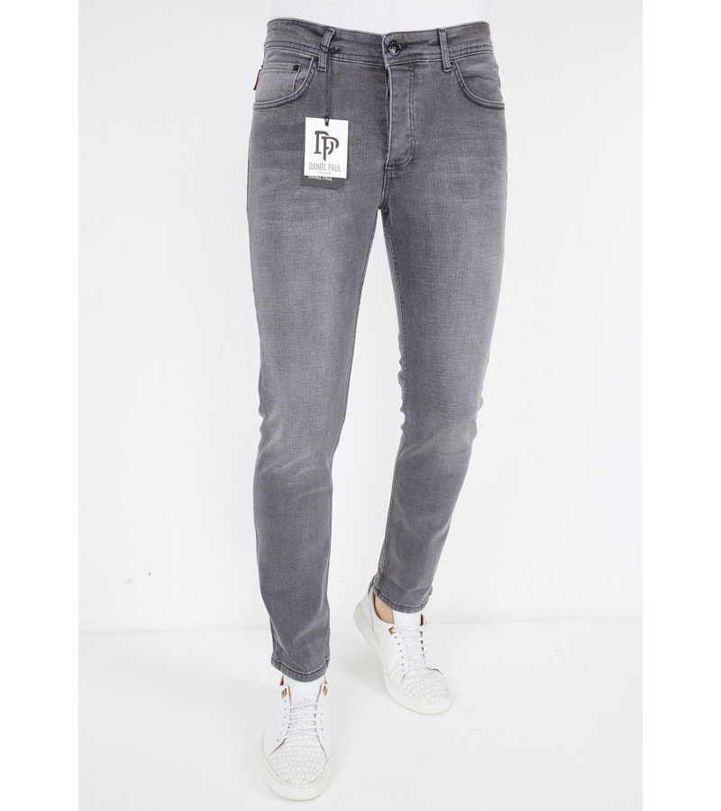 True Rise Jeans Med Raka Ben - A61.G - Gra