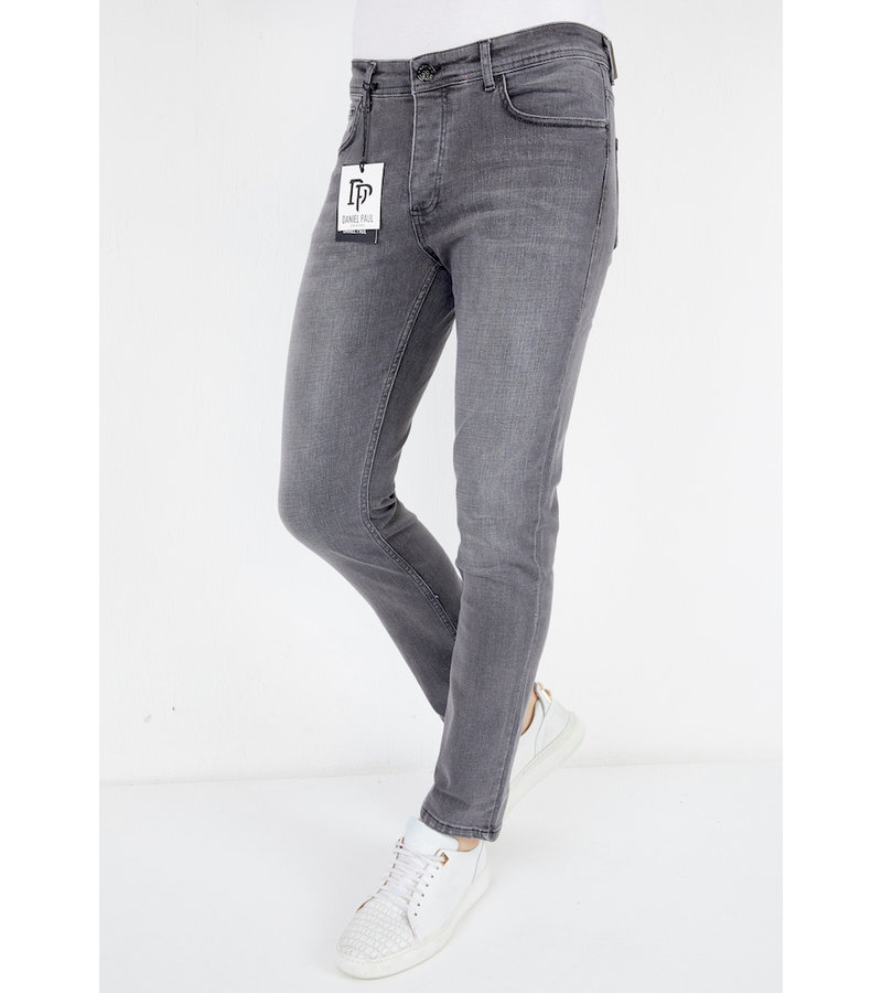 True Rise Jeans Med Raka Ben - A61.G - Gra