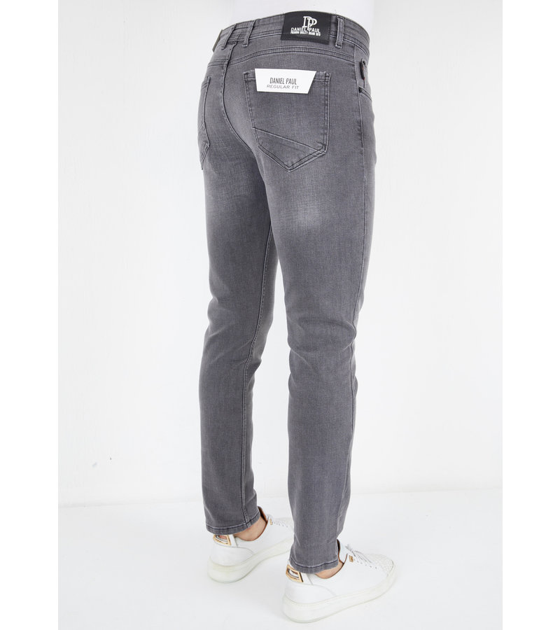 True Rise Jeans Med Raka Ben - A61.G - Gra