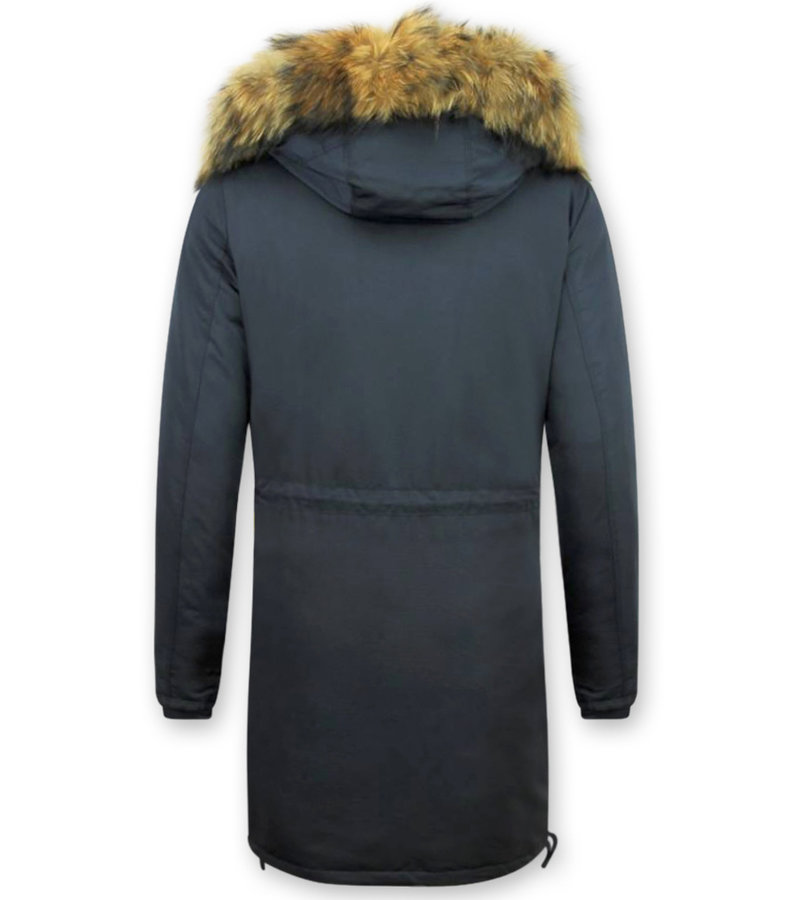 Macleria Parka Damer  -  Quilted Jacka Vinterjacka - DM8836B - Blå