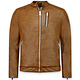 Brun skinnjacka Herr - Faux leather jacket