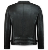 Enos Skinnjacka herr - Faux leather jacket - Svart