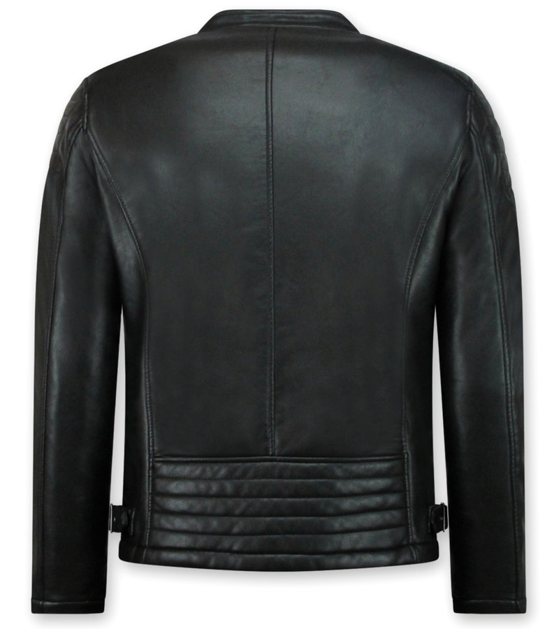 Enos Skinnjacka herr - Faux leather jacket - Svart