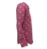 Gentile Bellini Italienska Skjortor Online Slim Fit - 3087 - Röd Gentile Bellini Italienska Skjortor Online Slim Fit - 3087 - Röd