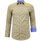 Paisley Skjorta Herr Slim Fit - 3089 - Brun