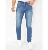 True Rise Herrkläder Jeans Regular Fit - DP04 - Blå