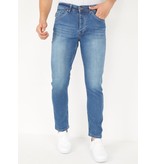 True Rise Herrkläder Jeans Regular Fit - DP04 - Blå True Rise Herrkläder Jeans Regular Fit - DP04 - Blå
