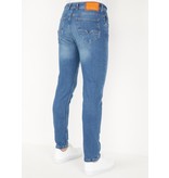 True Rise Herrkläder Jeans Regular Fit - DP04 - Blå True Rise Herrkläder Jeans Regular Fit - DP04 - Blå