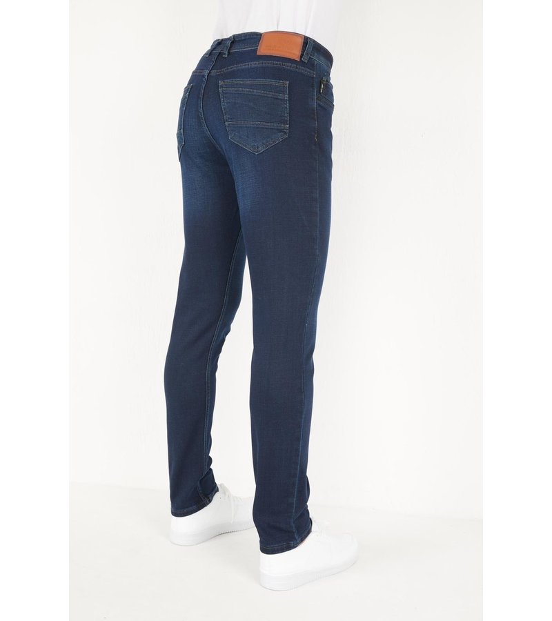 True Rise Regular Fit Billiga Jeans Män - DP11 - Blå