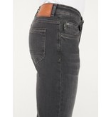 True Rise Regular Fit Jeans Stretch Herr - DP16 - Grå